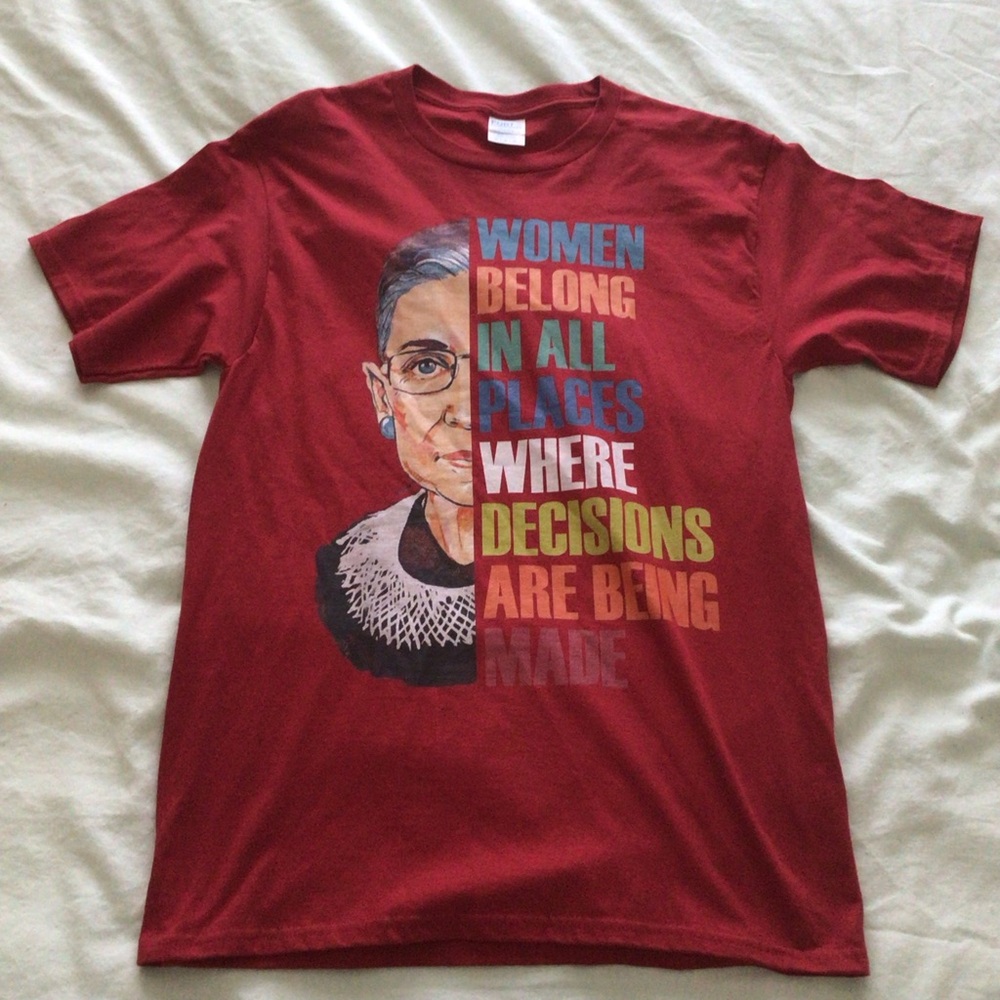 Ruth Bader Ginsburg “Women Belong in All Places” Graphic Tee